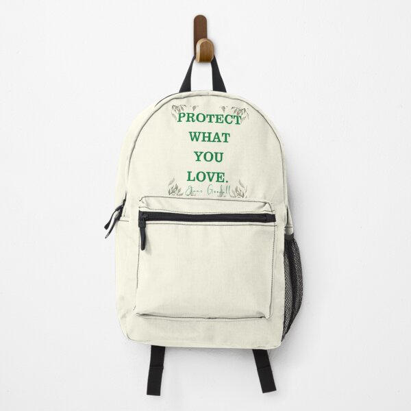 Item preview, Jane Goodall Quotes Protect What you love designed and sold by VBRIdesings.