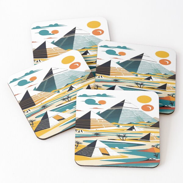 Item preview, Collection colorful pyramids. designed and sold by DaliaSabryTee.