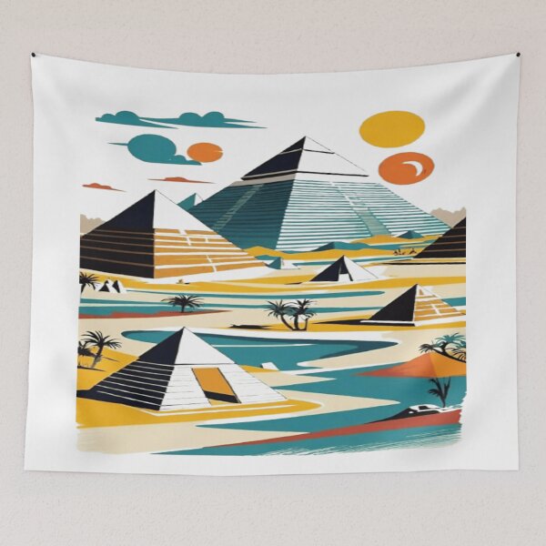 Item preview, Collection colorful pyramids. designed and sold by DaliaSabryTee.