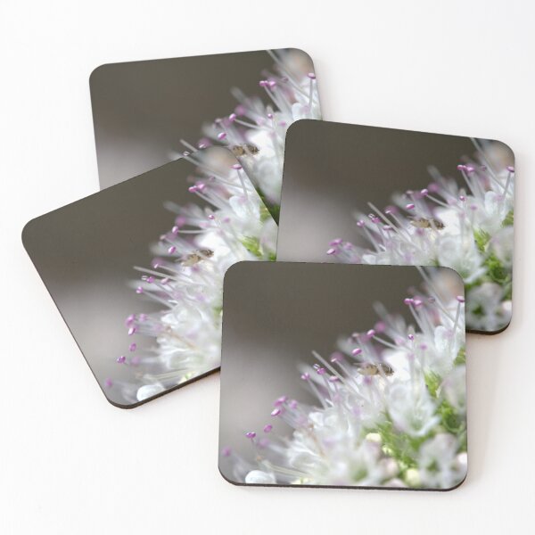 Item preview, Macro Photo of Scuttle Fly on Flower Spike designed and sold by Petalgrain.