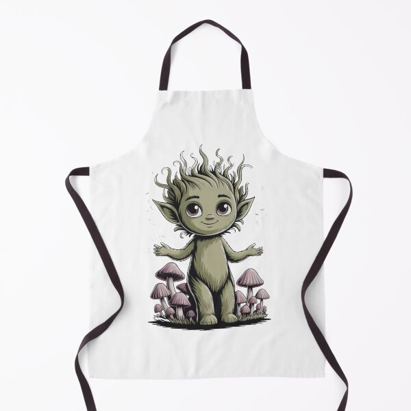 Item preview, Whimsical Forest Spirit with Bioluminescent Mushrooms and Fireflies designed and sold by Clothesbest.
