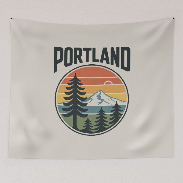 Item preview, City of Portland Minimalist Graphic Design designed and sold by INNERHARMONY2.