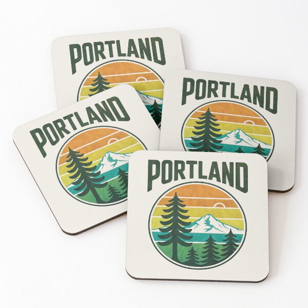 Item preview, City of Portland Minimalist Graphic Design - distressed texture designed and sold by INNERHARMONY2.