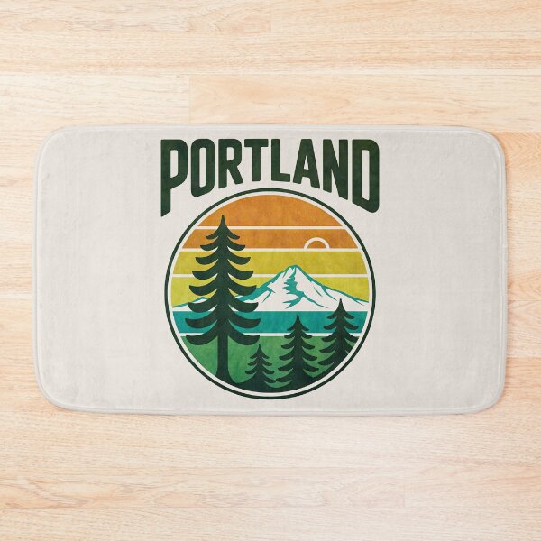 Item preview, City of Portland Minimalist Graphic Design - distressed texture designed and sold by INNERHARMONY2.