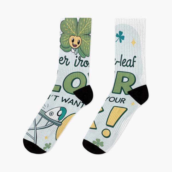 Item preview, Never iron a four-leaf clover you dont want to press your luck ! designed and sold by Lucky 777.