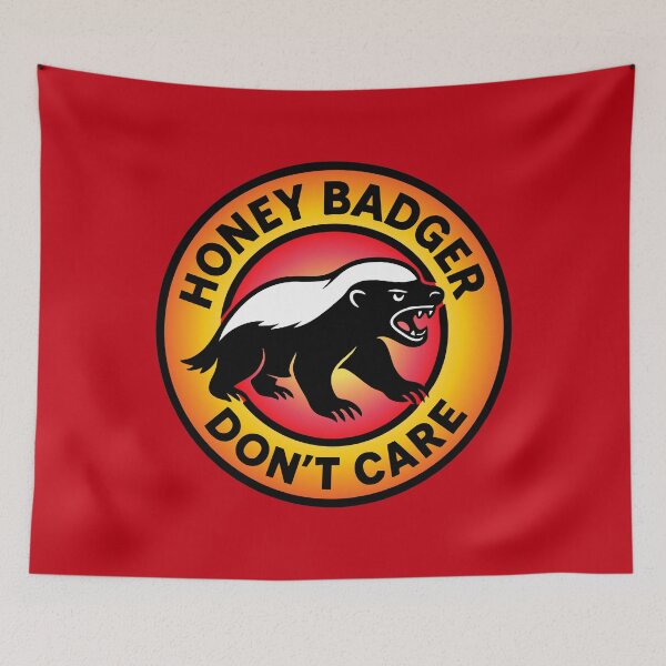 Item preview, Honey Badger Don't Care designed and sold by ArtFactoryAI.