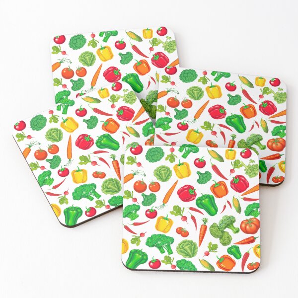 Item preview, Colorful Vegetable Pattern – Healthy Food Design designed and sold by PAPIRO SIGLO XXI.