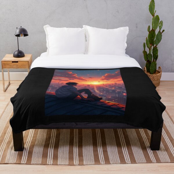 Item preview, Niño tranquilo frente a un hermoso paisaje designed and sold by YASNOS.