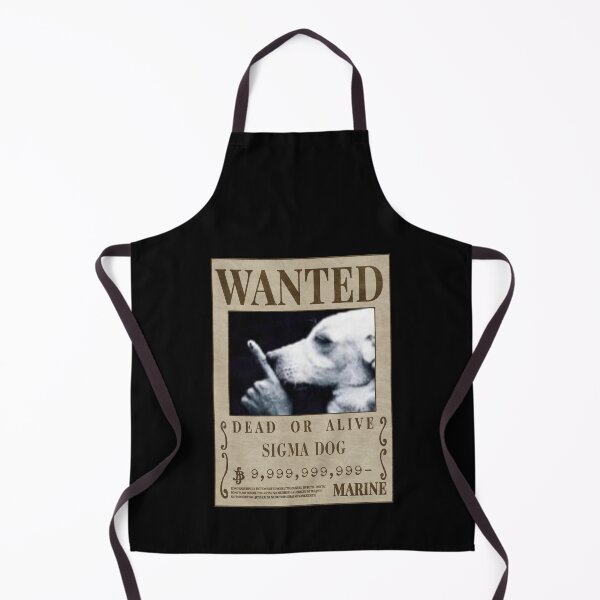 Item preview, Sigma Dog Meme Wanted Poster – Shhh Pose Alpha Canine Art designed and sold by LOL Studio.