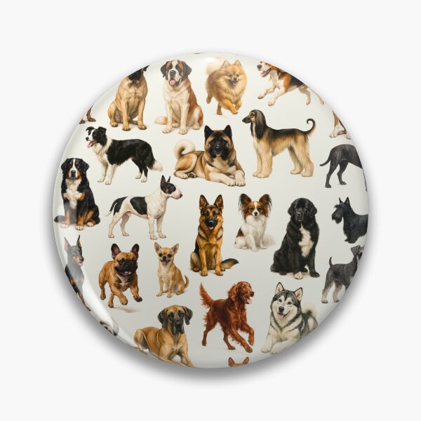 Item preview, Dog Breeds Retro Pet Lover Illustration Chart designed and sold by kakarikihill.