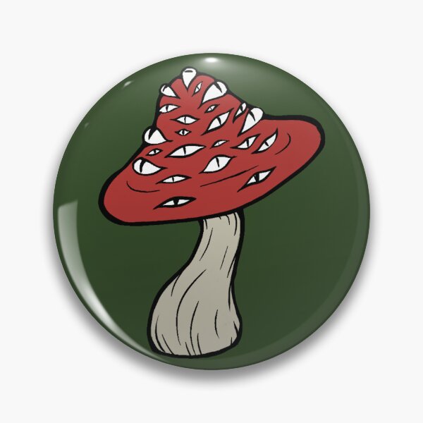 Item preview, Spore Eyes - Creepy Cute Mushroom with Eyeballs Cartoon Art designed and sold by TheCrowThatSews.