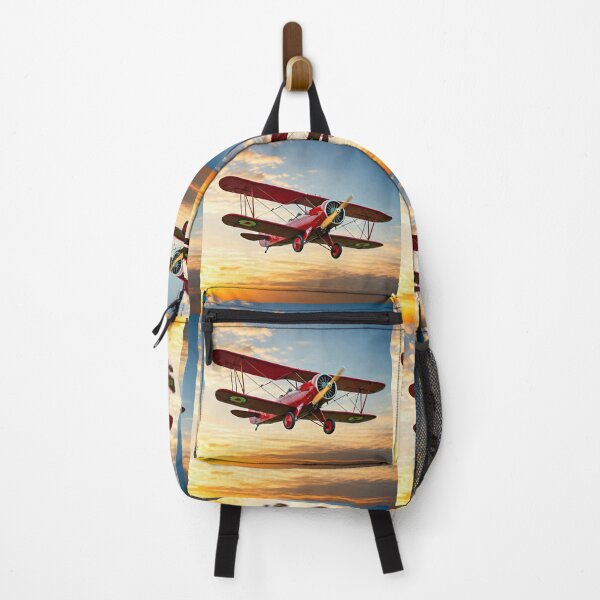 Item preview, Guardian of the Skies – Scarecrow and Vintage Biplane designed and sold by PawPrintedArt.