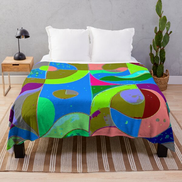 Item preview, Diseño geométrico abstracto colorido combinado en 4 partes designed and sold by SmashingDeals.