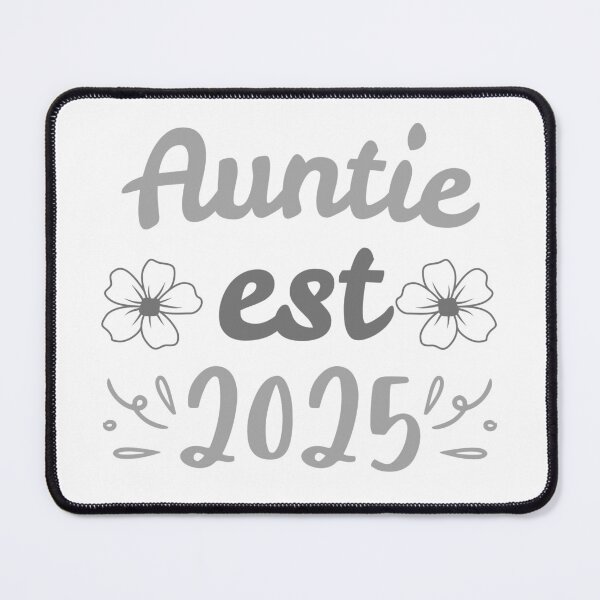 Item preview, Auntie Est 2025 Cute Floral designed and sold by Guess4best.