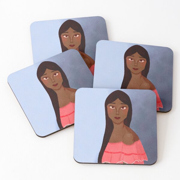 Item preview, Latina Woman in Traditional Dress  designed and sold by A.I Santos Designs.