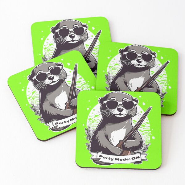Item preview, Party Mode: ON, Otter designed and sold by DomiMagdalena.