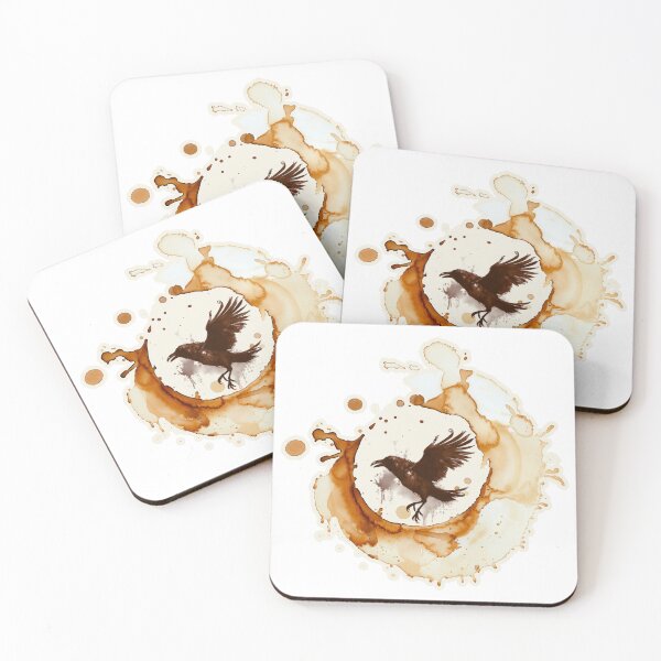 Item preview, Raven - Coffee Art designed and sold by gracefullizard.