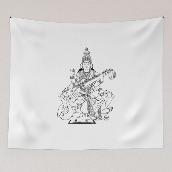 Item preview, Goddess Saraswati designed and sold by opoart.