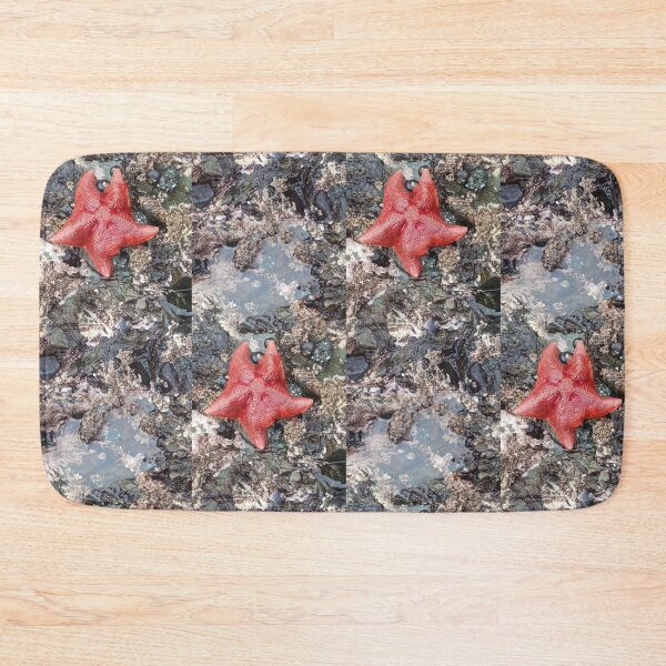 Item preview, Bright Red Starfish on the Mendocino California Coast – Coastal Nature Photography designed and sold by PEACELOVERSART.
