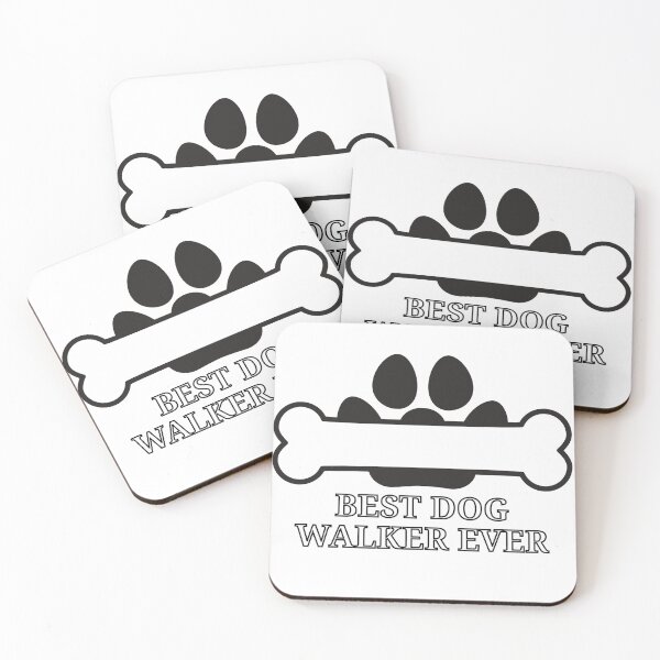Item preview, Best Dog Walker Ever Gift | Paw Print and Bone Thank You Appreciation Design designed and sold by VibranPalette.