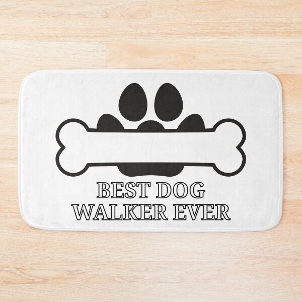 Item preview, Best Dog Walker Ever Gift | Paw Print and Bone Thank You Appreciation Design designed and sold by VibranPalette.