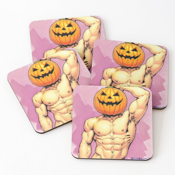 Item preview, Sexy Shirtless Pumpkin Just Got Spiced I designed and sold by Hunkyismything.