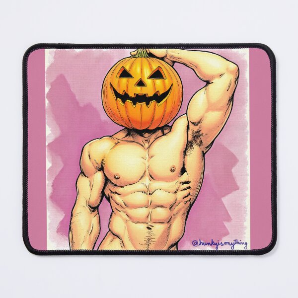 Item preview, Sexy Shirtless Pumpkin Just Got Spiced I designed and sold by Hunkyismything.