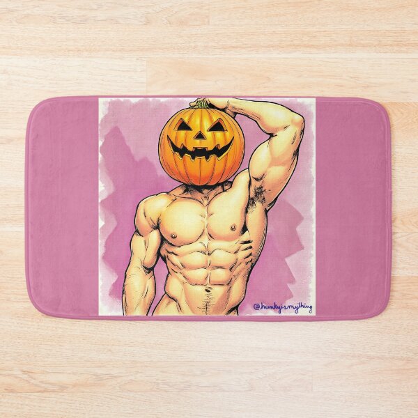 Item preview, Sexy Shirtless Pumpkin Just Got Spiced I designed and sold by Hunkyismything.