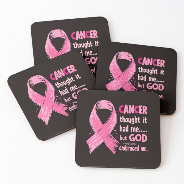 Item preview, Cancer Thought It Had Me But God Embraced Me – Breast Cancer Awareness Faith Quote designed and sold by WHDProduction45.