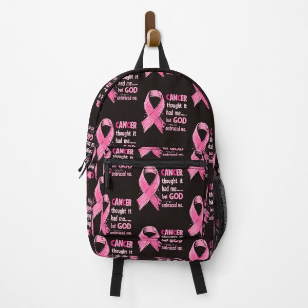 Item preview, Cancer Thought It Had Me But God Embraced Me – Breast Cancer Awareness Faith Quote designed and sold by WHDProduction45.