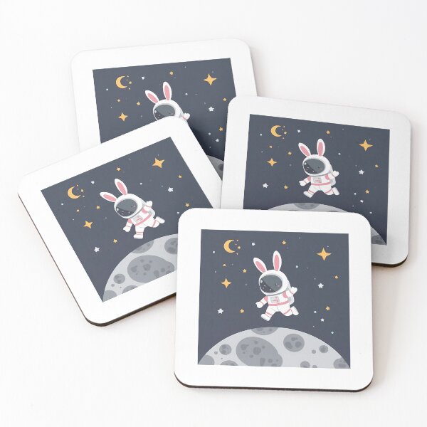 Item preview, Moon Bunny Astronaut designed and sold by GlowPix.