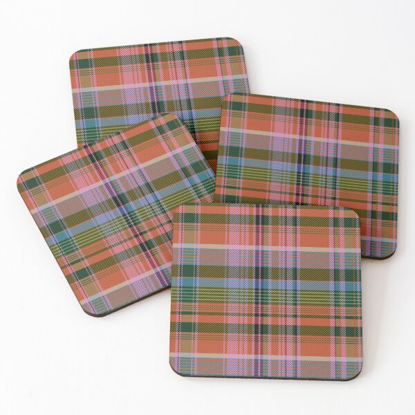 Item preview, Retro Madras-Style Plaid Design in Deep 1960s Vintage Colors designed and sold by This Is Tartan™.