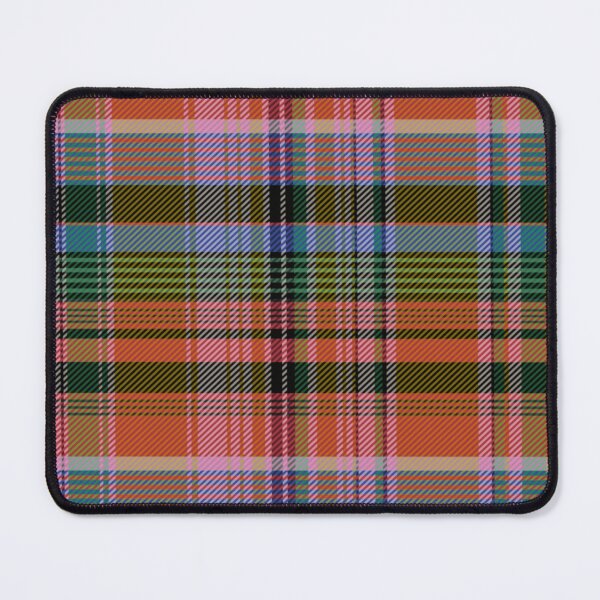 Item preview, Retro Madras-Style Plaid Design in Deep 1960s Vintage Colors designed and sold by This Is Tartan.
