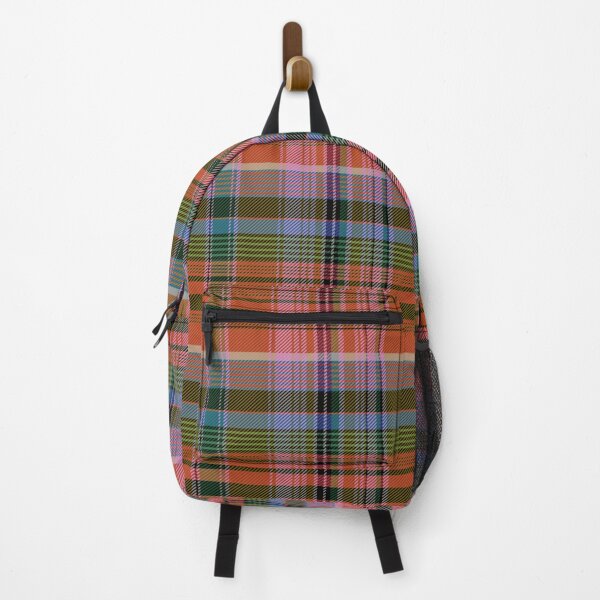 Item preview, Retro Madras-Style Plaid Design in Deep 1960s Vintage Colors designed and sold by This Is Tartan.