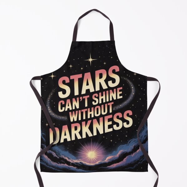 Item preview, ✨ Stars Can’t Shine Without Darkness ✨ | Inspirational Quote Design designed and sold by GogoVibes.