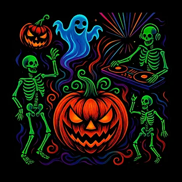 Artwork thumbnail, Halloween Rave by Rave-store-23