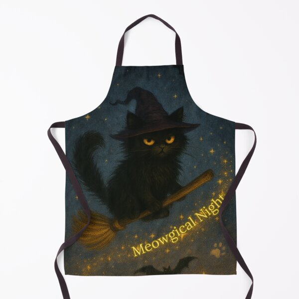 Item preview, Meowgical Night - Halloween Cat - Cat Lovers Illustration designed and sold by Feliciano3.