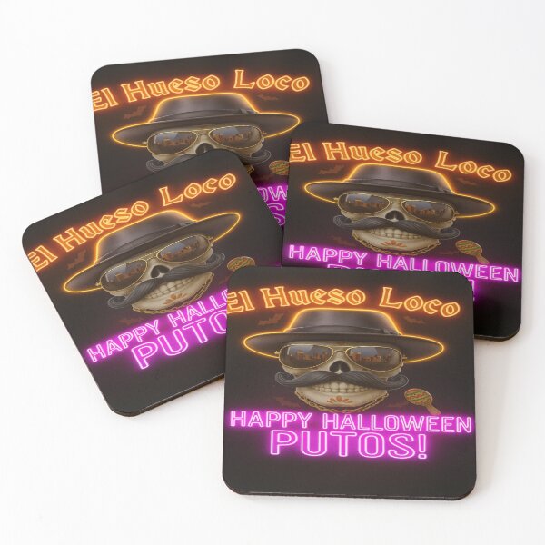 Item preview, Happy Halloween Putos-El Hueso Loco – Neon Skull Halloween Vibes designed and sold by "TXSiSsY's TRIUMPH BY GRACE".