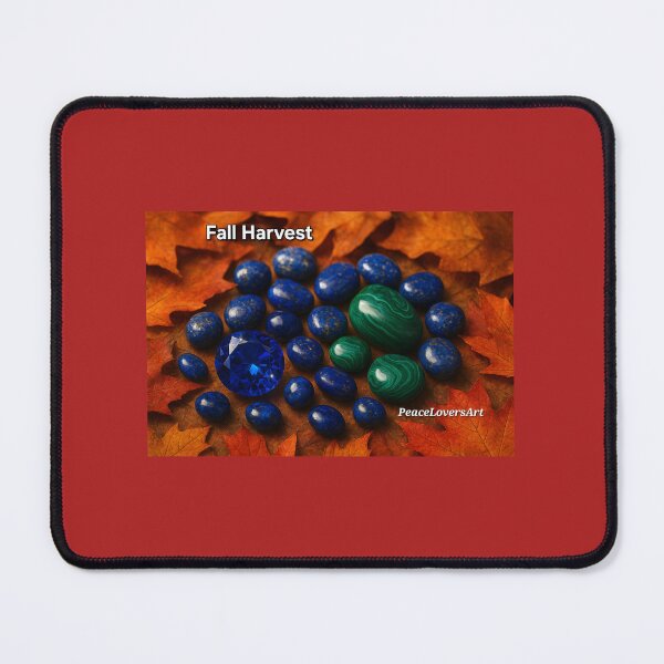 Item preview, Harvest Season Gemstone Collection – Autumn Sparkle with Sapphires, Lapis & Malachite designed and sold by PEACELOVERSART.
