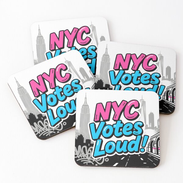Item preview, NYC Votes Loud – Zohran Mamdani Urban Style Civic Merch designed and sold by PunchDrop.