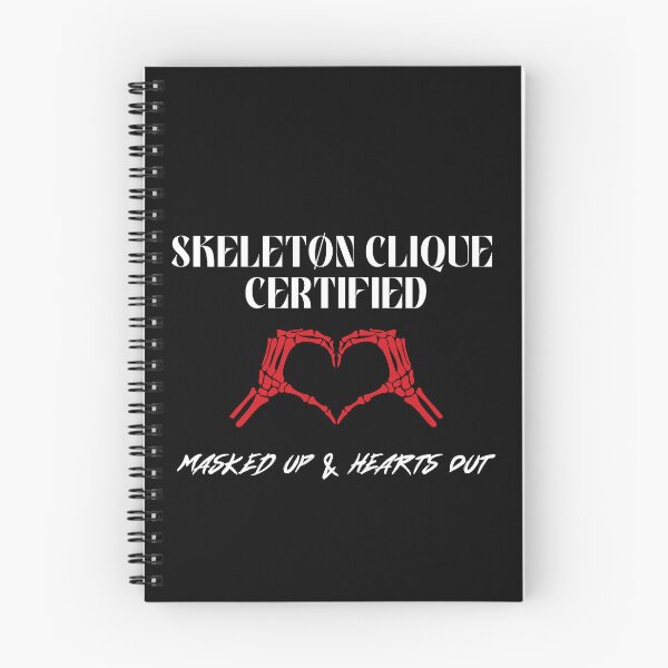 Item preview, Skeleton Clique (Masked Up) - White Text designed and sold by SabbaticalSteve.