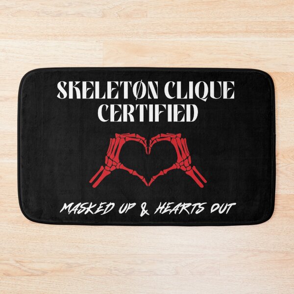Item preview, Skeleton Clique (Masked Up) - White Text designed and sold by SabbaticalSteve.