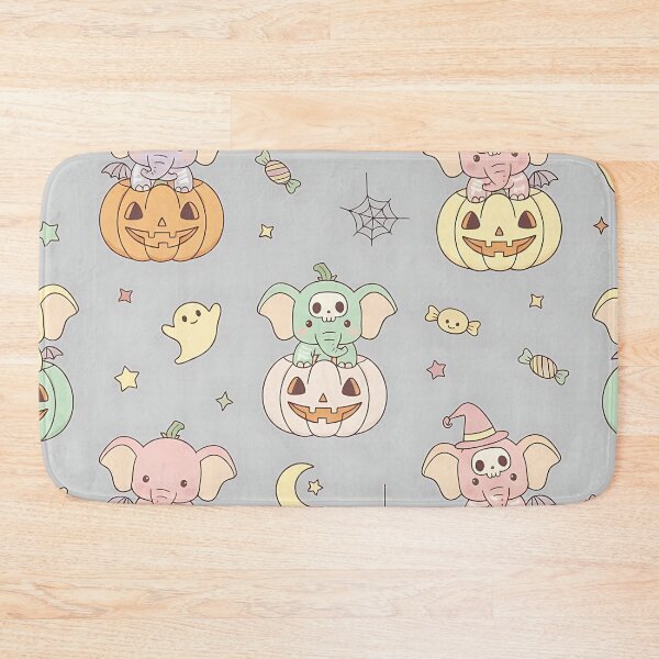 Item preview, Cute Halloween Pig Pattern with Pumpkins Stars and Spider Webs designed and sold by ArtDesignTp.