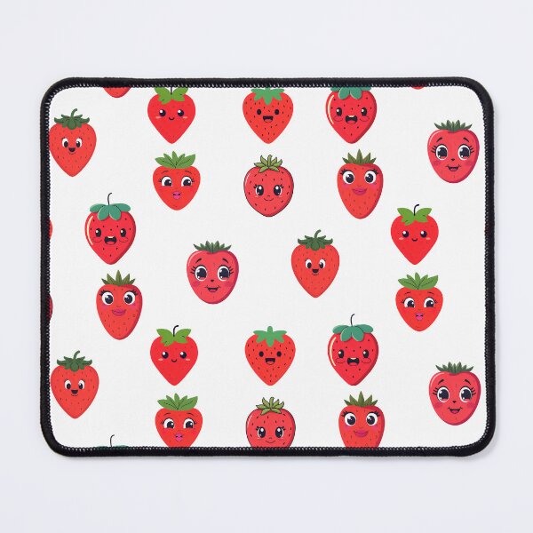 Item preview, Cute Strawberry Faces  designed and sold by silviaol.