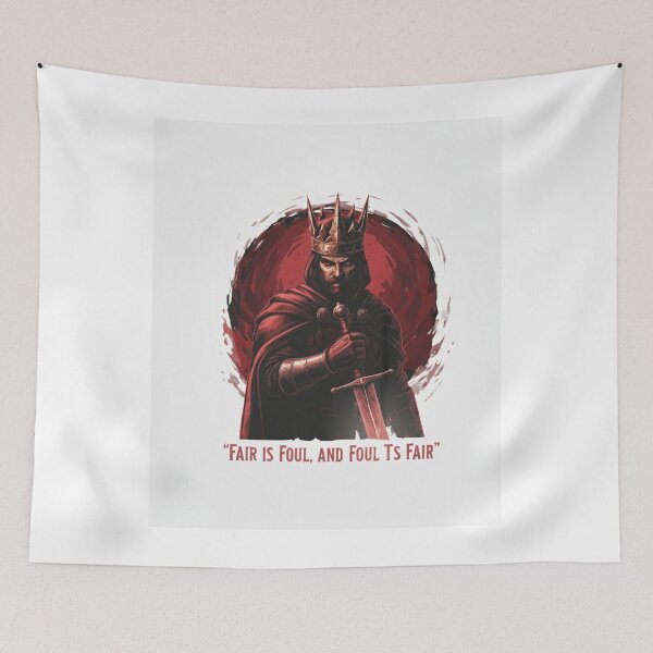 Item preview, Macbeth: Regal Treachery - Crown, Sword, and Blood Red Ambition | The Scottish Play designed and sold by Boski22.