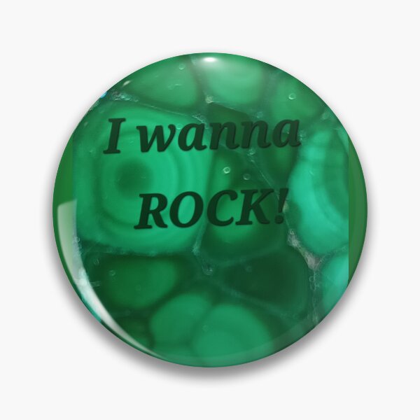 Item preview, I Wanna Rock – Malachite Inspired Gemstone Art designed and sold by PEACELOVERSART.