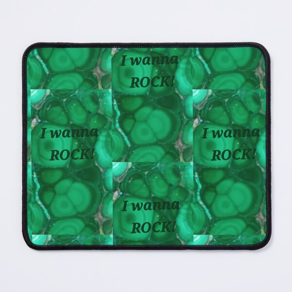 Item preview, I Wanna Rock – Malachite Inspired Gemstone Art designed and sold by PEACELOVERSART.