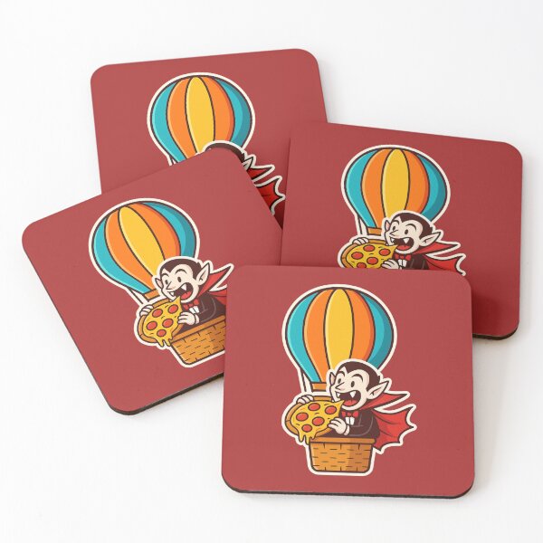 Item preview, Vampire Pizza Balloon Ride designed and sold by StickyJoyStudio.