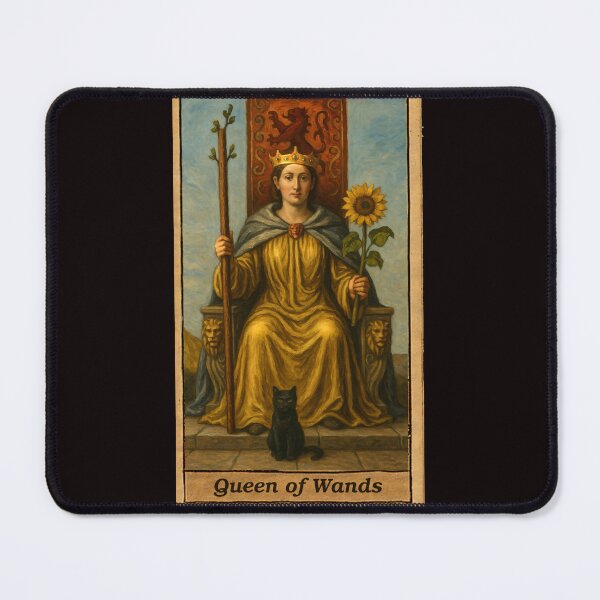 Item preview, Tarot: Queen of Wands designed and sold by skoolsarecool.