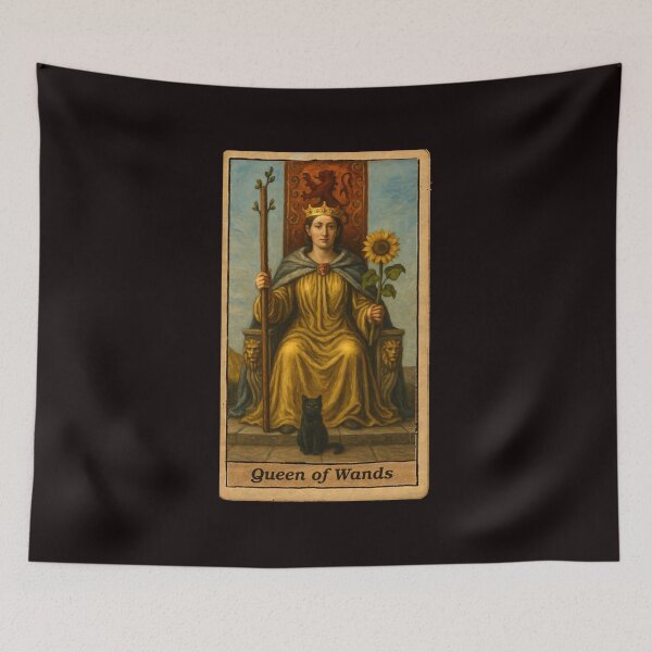 Item preview, Tarot: Queen of Wands designed and sold by skoolsarecool.